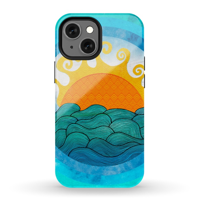 iPhone 13 mini StrongFit A Happy Day II by Pom Graphic Design
