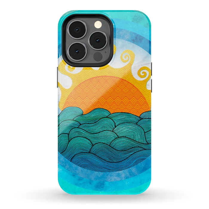 iPhone 13 pro StrongFit A Happy Day II by Pom Graphic Design