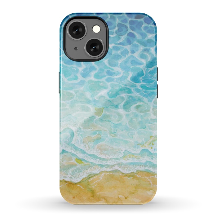 iPhone 13 StrongFit Watercolor Sea G564 by Medusa GraphicArt