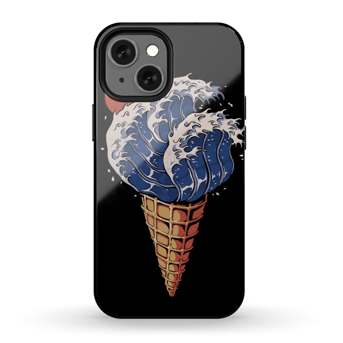 iPhone 13 mini StrongFit Kanagawa Ice Cream  by Ilustrata