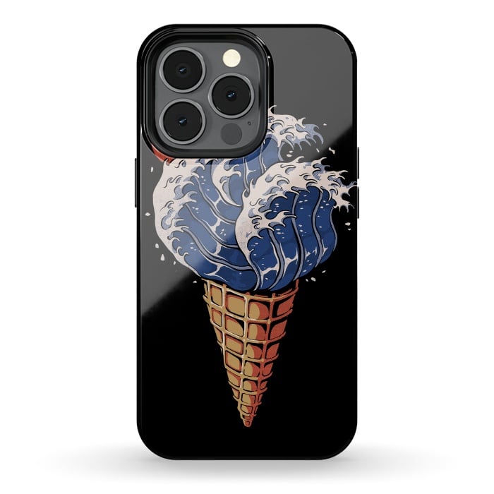 iPhone 13 pro StrongFit Kanagawa Ice Cream  by Ilustrata