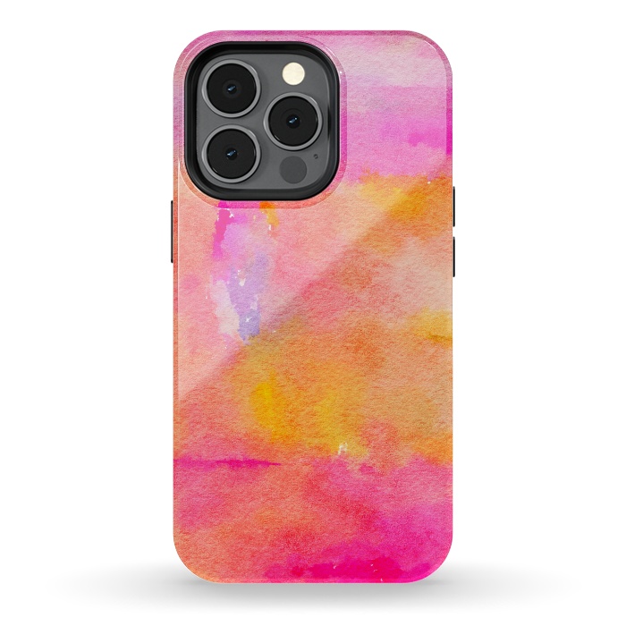 iPhone 13 pro StrongFit Be A Rainbow In Someone's Cloud | Modern Bohemian Watercolor Painting Optimism Positivity Good Vibes by Uma Prabhakar Gokhale