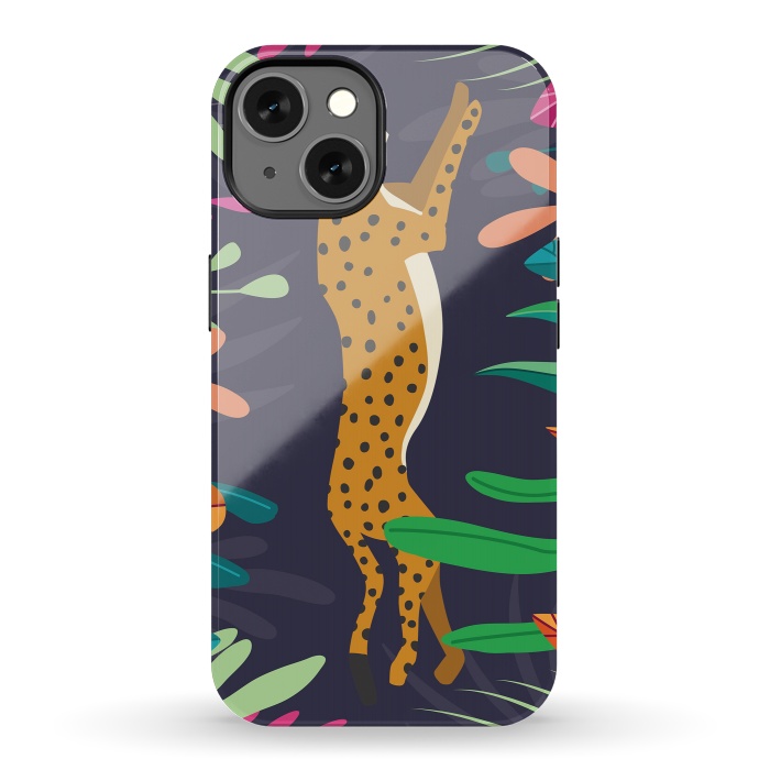 iPhone 13 StrongFit Cheetah running by Jelena Obradovic