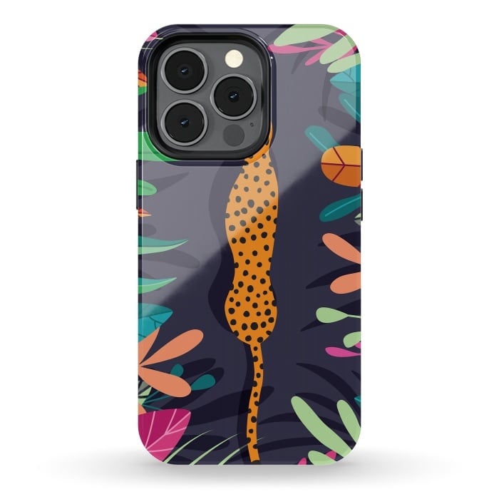 iPhone 13 pro StrongFit Cheetah walking in the wild by Jelena Obradovic