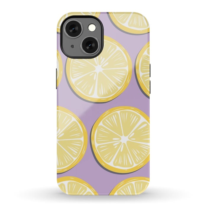 iPhone 13 StrongFit Lemon pattern 10 by Jelena Obradovic