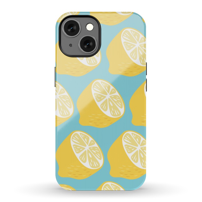 iPhone 13 StrongFit Lemon pattern 13 by Jelena Obradovic