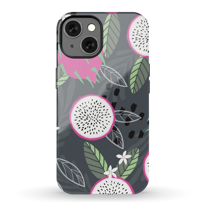 iPhone 13 StrongFit Dragon fruit pattern 04 by Jelena Obradovic