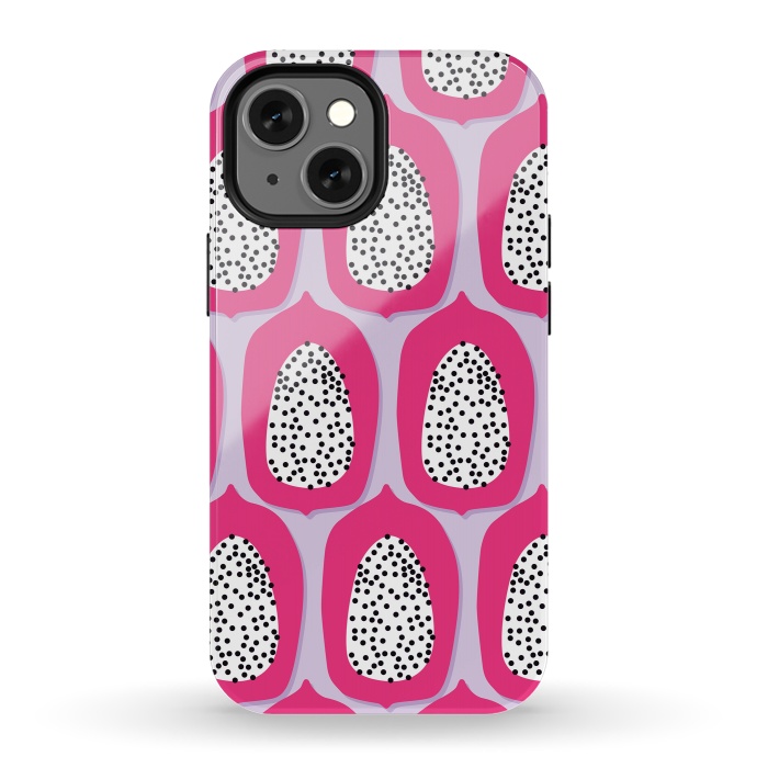 iPhone 13 mini StrongFit Papaya pattern 01 by Jelena Obradovic