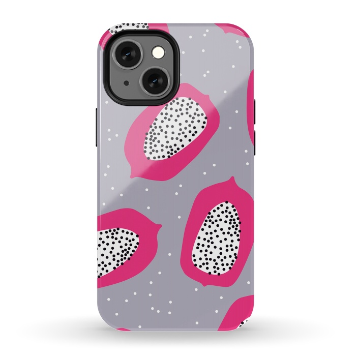 iPhone 13 mini StrongFit Papaya pattern 02 by Jelena Obradovic