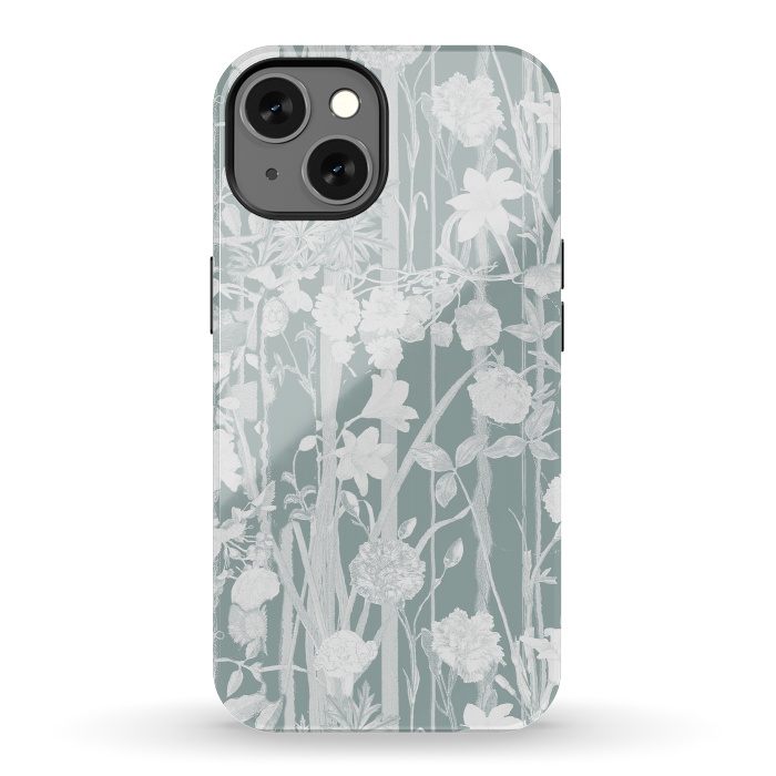 iPhone 13 StrongFit Pastel botanical floral vines by Oana 