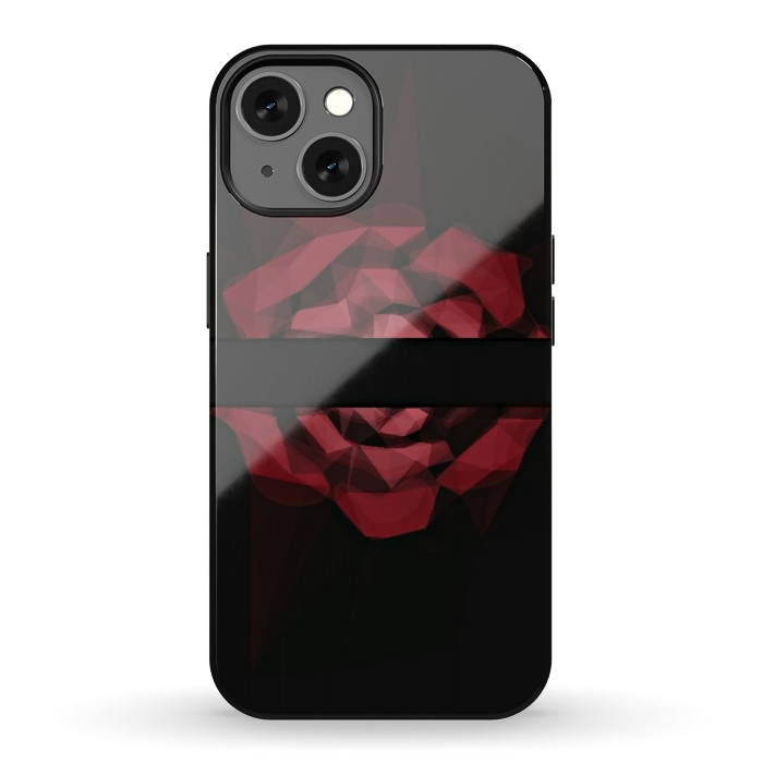 iPhone 13 StrongFit Red rose by CAS