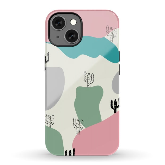 iPhone 13 StrongFit Mountain Cactus by Creativeaxle