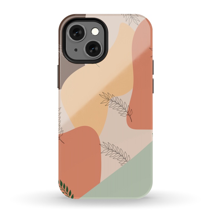 iPhone 13 mini StrongFit Summer Abstract Minimal Art by Creativeaxle