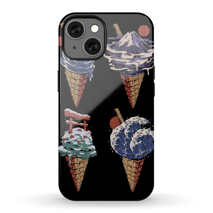 iPhone 13 StrongFit Japanese Ice Creams by Ilustrata