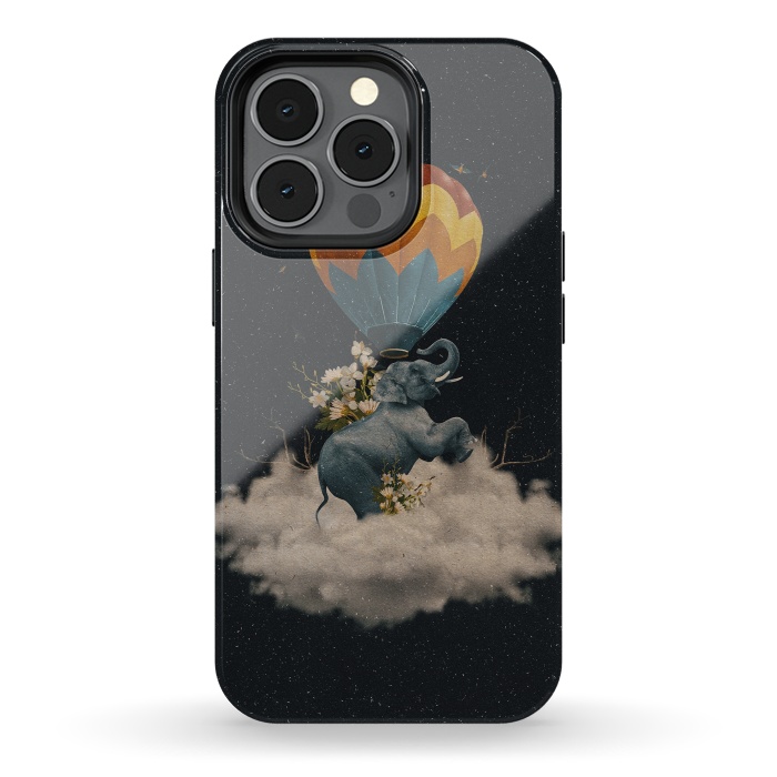 iPhone 13 pro StrongFit Between Clouds by Eleaxart