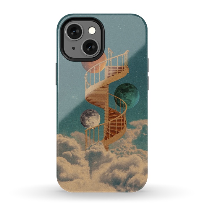 iPhone 13 mini StrongFit Stairway to the moon by Eleaxart