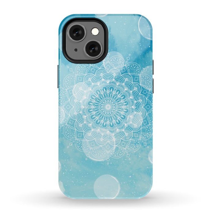 iPhone 13 mini StrongFit Mandala bubbles by Jms