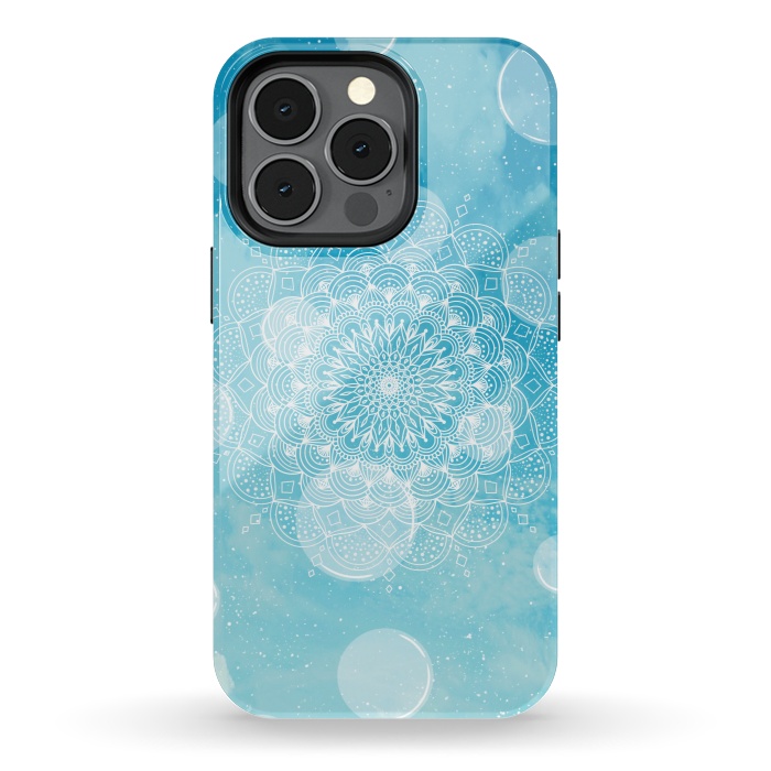 iPhone 13 pro StrongFit Mandala bubbles by Jms