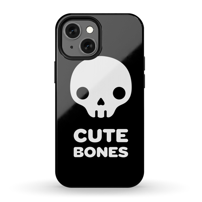 iPhone 13 mini StrongFit Cute skull by Laura Nagel