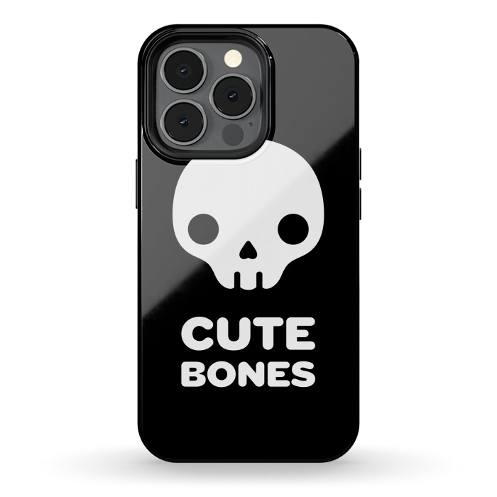 iPhone 13 pro StrongFit Cute skull by Laura Nagel