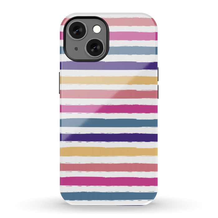 iPhone 13 StrongFit Bright stripes by Martina