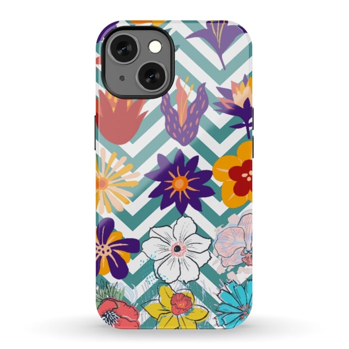 iPhone 13 StrongFit Flowers by Winston