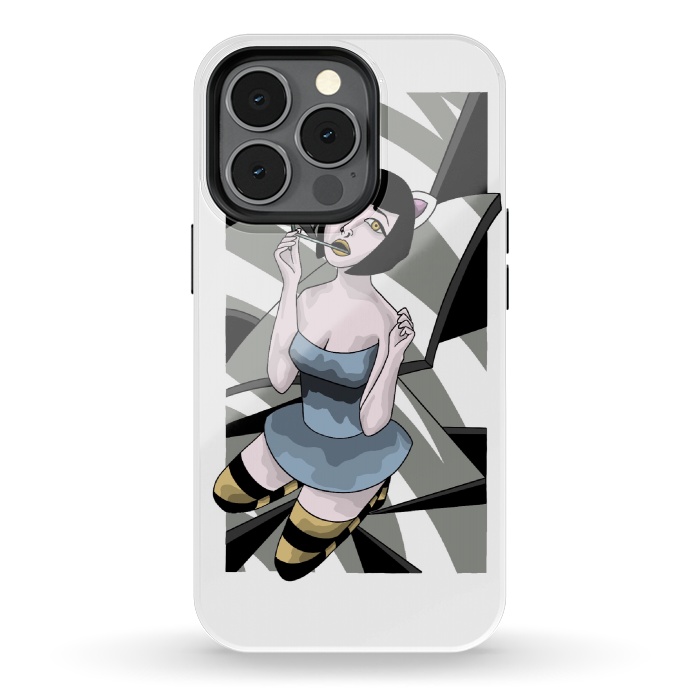 iPhone 13 pro StrongFit Bunnygirl  by Evaldas Gulbinas 