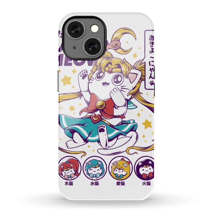 iPhone 13 StrongFit Sailor Meow II by Ilustrata
