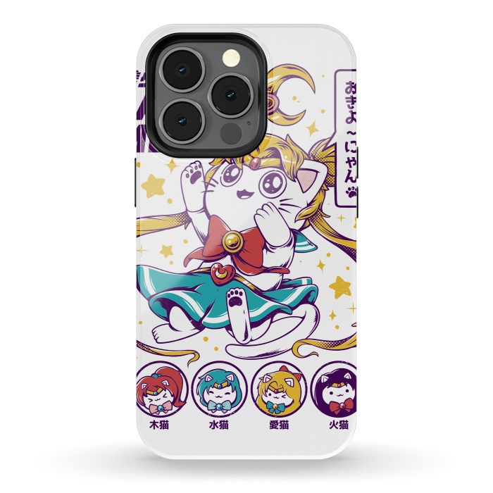 iPhone 13 pro StrongFit Sailor Meow II by Ilustrata