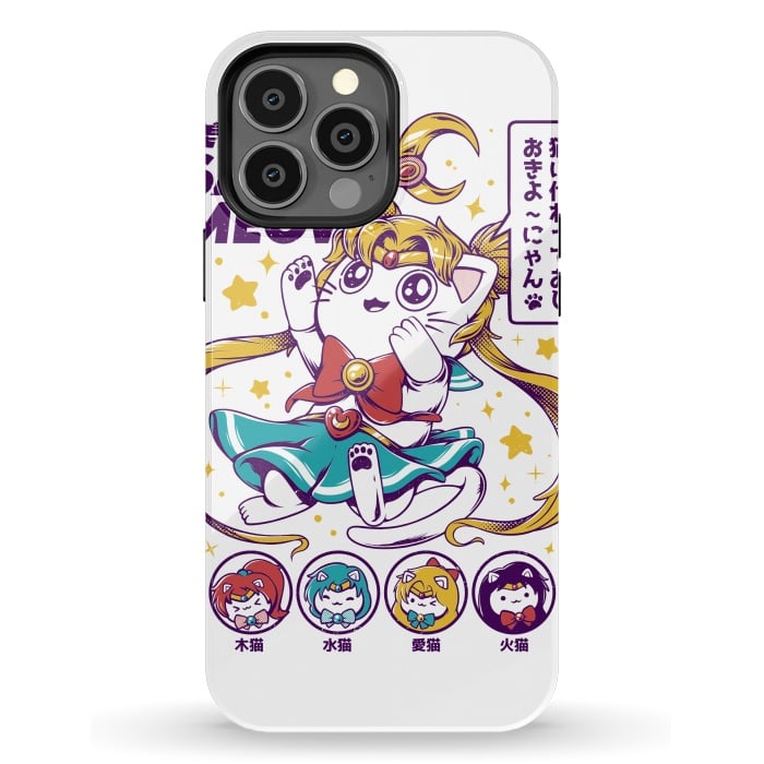 iPhone 13 Pro Max StrongFit Sailor Meow II by Ilustrata