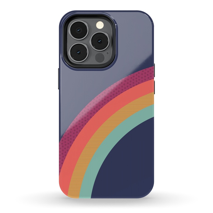 iPhone 13 pro StrongFit Vintage Rainbow by ArtPrInk