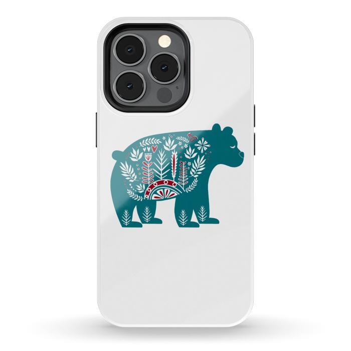 iPhone 13 pro StrongFit Nordic bear  by Winston