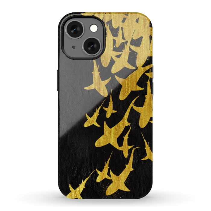 iPhone 13 StrongFit Golden Sharks by Alberto