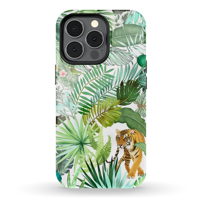 iPhone 13 pro StrongFit Jungle Tiger 04 by amini54