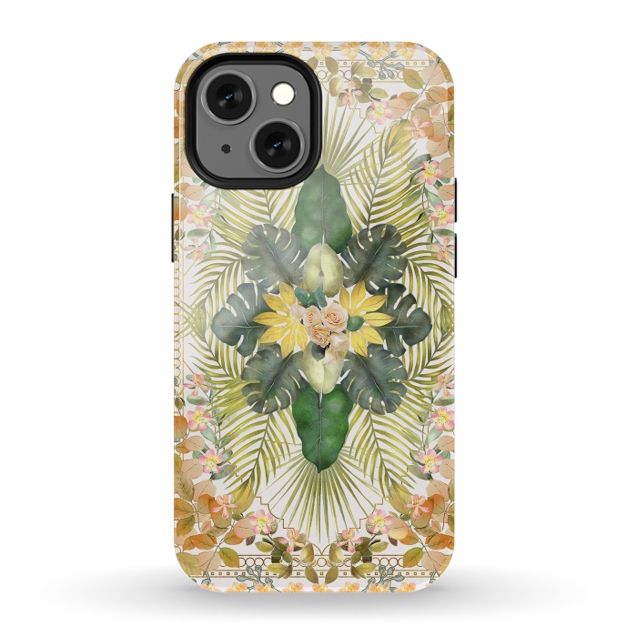 iPhone 13 mini StrongFit Tropical Foliage 09 by amini54