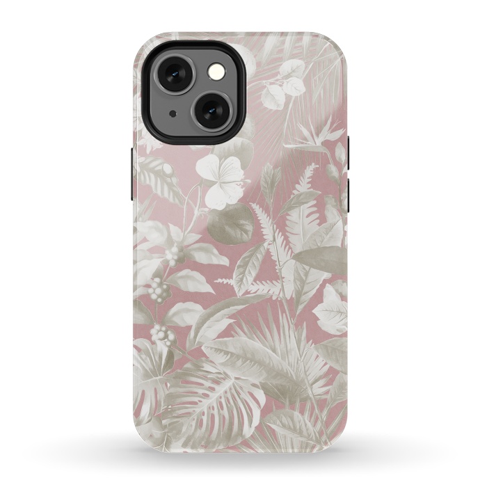 iPhone 13 mini StrongFit Tropical Foliage 12 by amini54