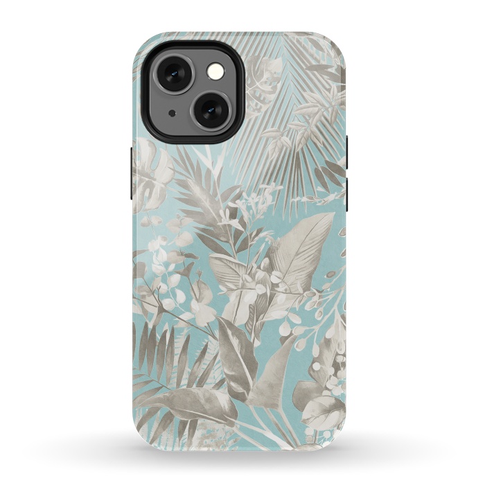iPhone 13 mini StrongFit Tropical Foliage 14 by amini54