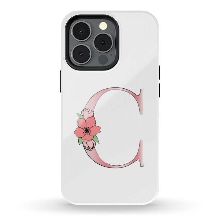 iPhone 13 pro StrongFit Monogram Letter C by Martina