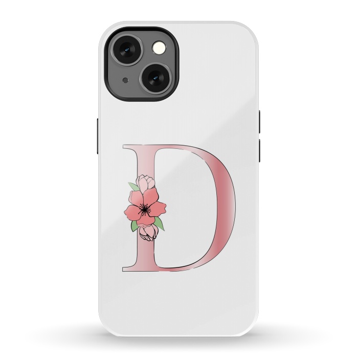 iPhone 13 StrongFit Monogram Letter D by Martina