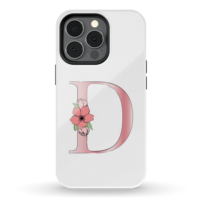 iPhone 13 pro StrongFit Monogram Letter D by Martina