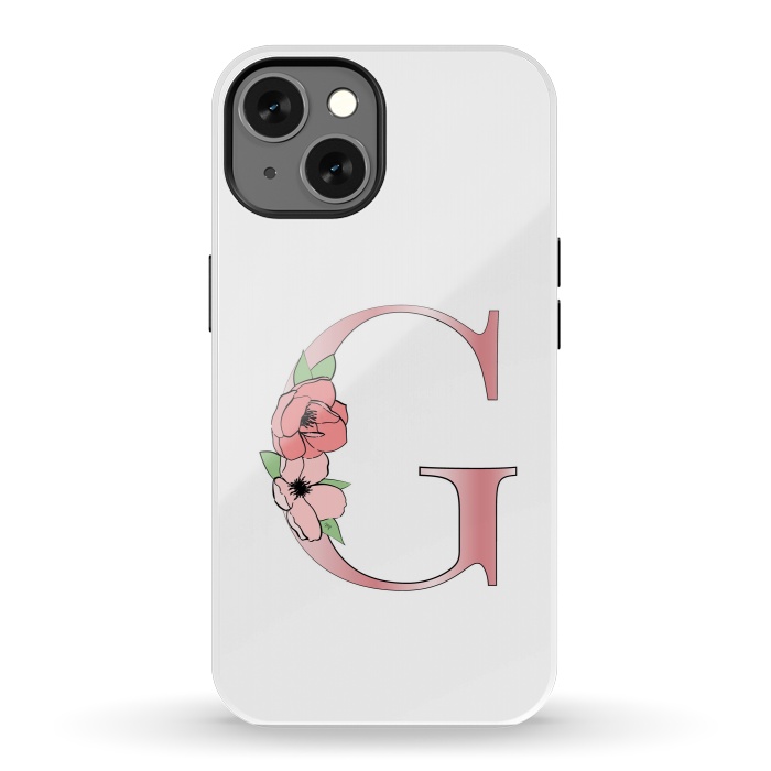 iPhone 13 StrongFit Monogram Letter G by Martina