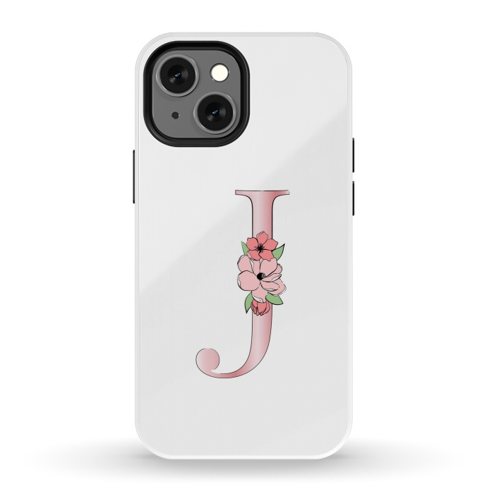 iPhone 13 mini StrongFit Monogram Letter J by Martina
