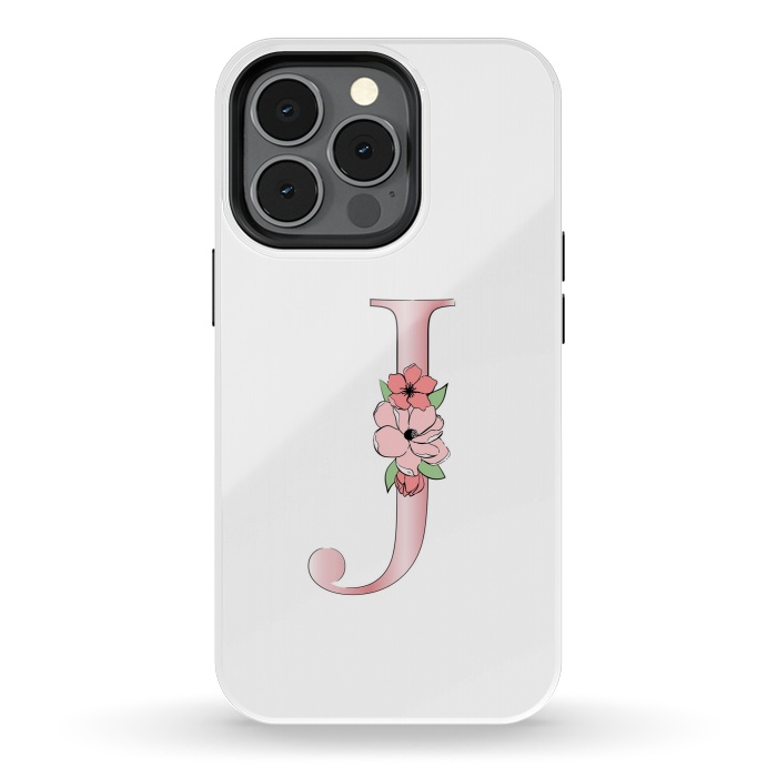 iPhone 13 pro StrongFit Monogram Letter J by Martina