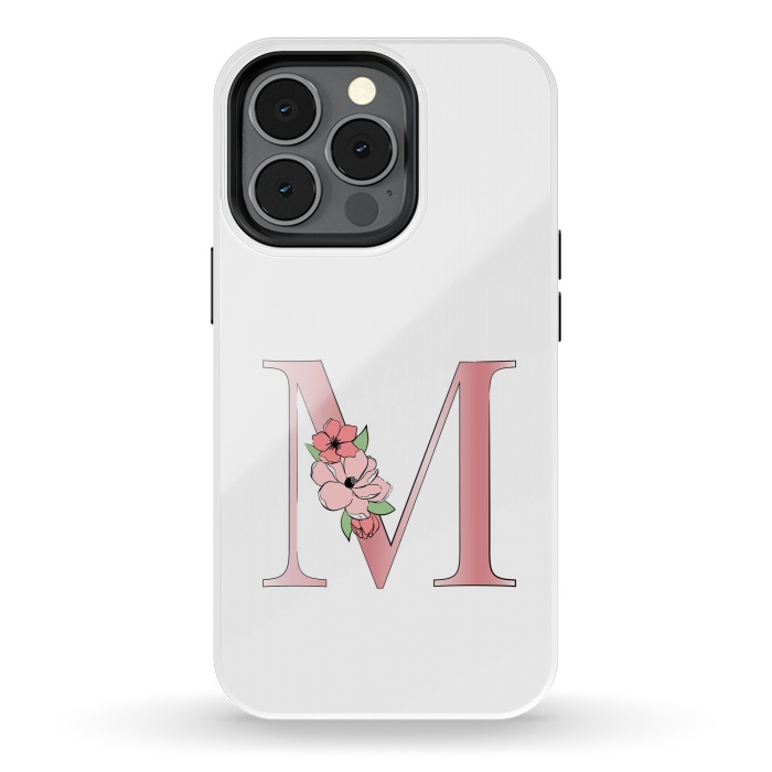 iPhone 13 pro StrongFit Monogram Letter M by Martina