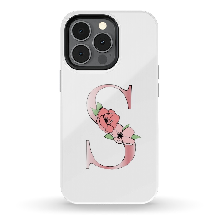 iPhone 13 pro StrongFit Monogram Letter S by Martina