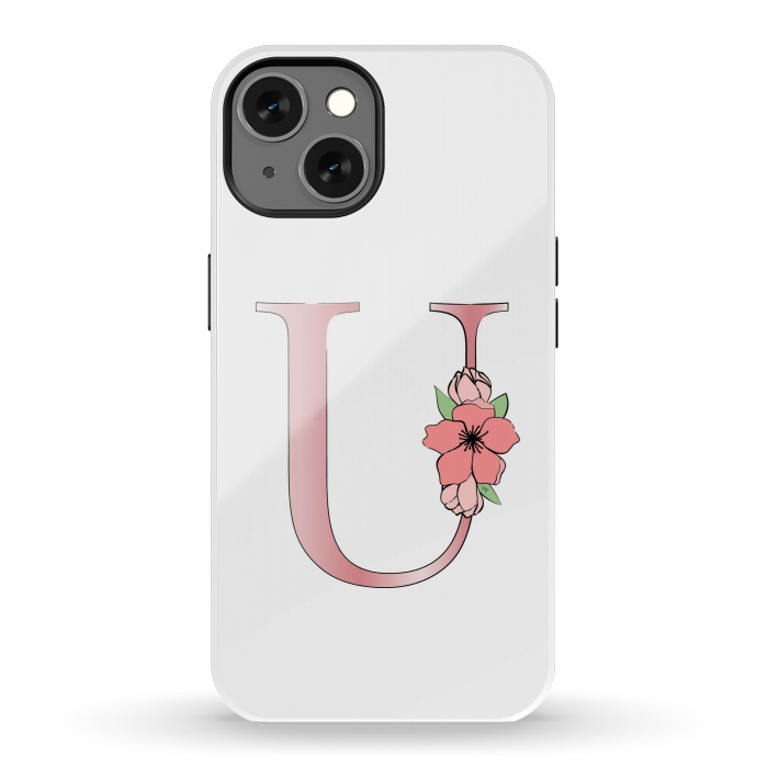 iPhone 13 StrongFit Monogram Letter U by Martina