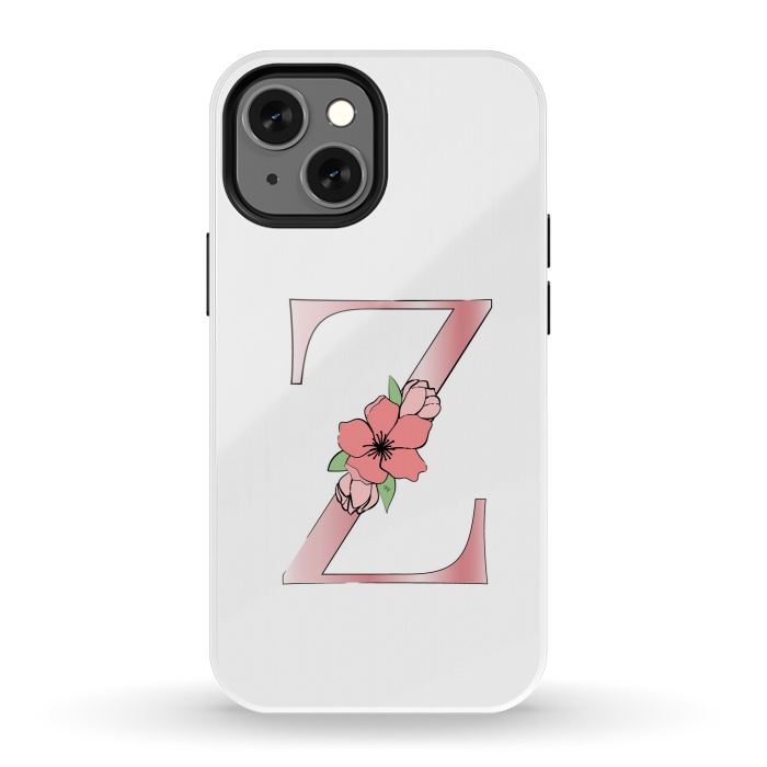iPhone 13 mini StrongFit Monogram Letter Z by Martina
