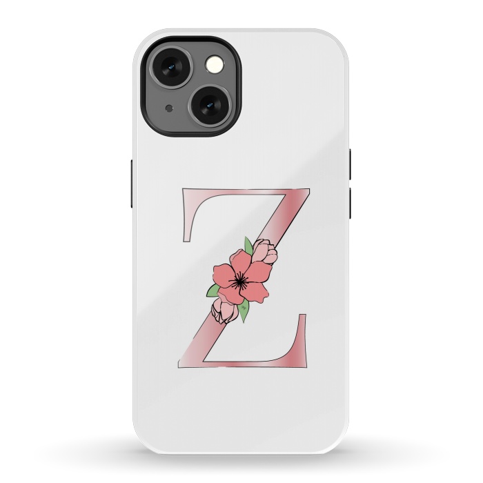 iPhone 13 StrongFit Monogram Letter Z by Martina