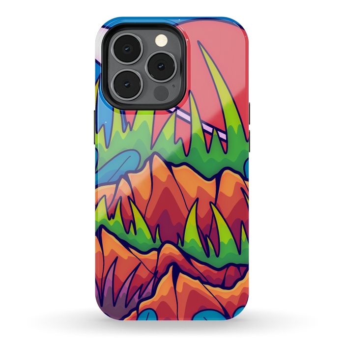 iPhone 13 pro StrongFit A tropical space world by Steve Wade (Swade)