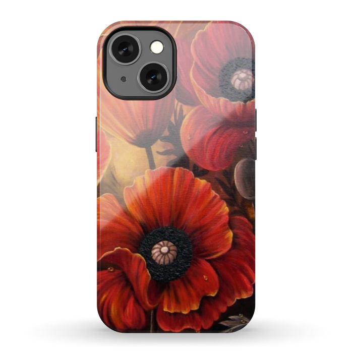 iPhone 13 StrongFit Red Poppy by Irina Velman